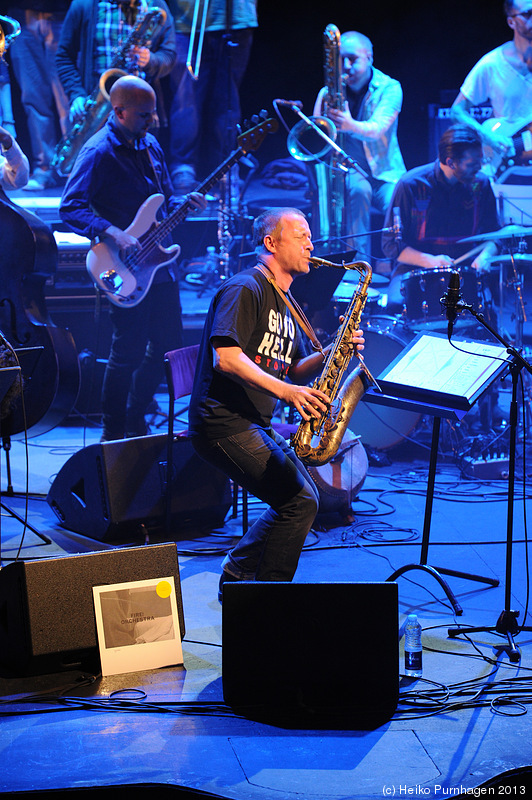 FIRE! Orchestra @ Södra Teatern, Stockholm 2013-01-09 - dsc_4902.jpg - Photo: Heiko Purnhagen 2013