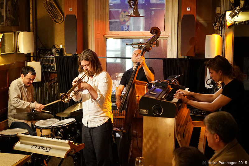 Kajfeš/Zethson/Berthling/Holmegard @ Glenn Miller Café, Stockholm 2015-09-28 - dscy0101.jpg - Photo: Heiko Purnhagen 2015