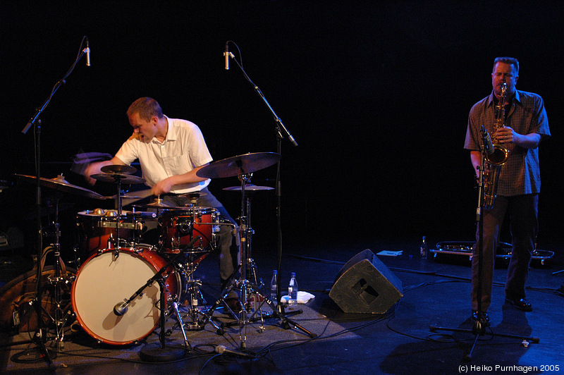 Vandermark/Nilssen-Love/Marhaug @ Nattjazz, Bergen 2005-06-01 - dsc_1843.jpg - Photo: Heiko Purnhagen 2005