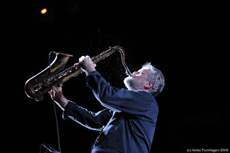 Perspectives 2009 @ Västerås 2009-03-07 - Borbetomagus: Jim Sauter sax, Don Dietrich sax, Donald Miller git @ Perspectives 2009, Västerås 2009-03-07 - Photo: Heiko Purnhagen 2009