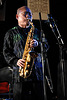 Akira Sakata Trio: Akira Sakata sax, Darin Gray b, Chris Corsano dr @ Perspectives 2009, Västerås 2009-03-07