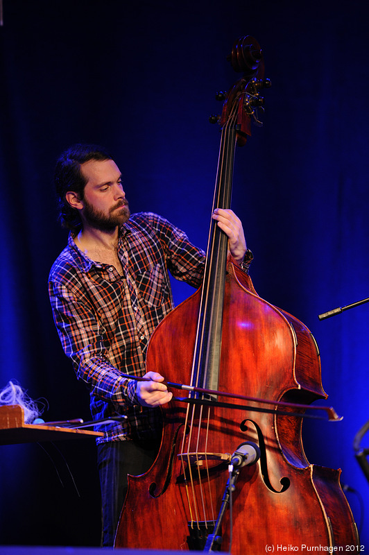 Friday @ Perspectives 2012, Västerås 2012-04-20 - Erik Oscarsson p, Magnus Vikberg dr, Patric Thorman b, Martin Küchen sax @ Perspectives 2012-04-20 - Photo: Heiko Purnhagen 2012