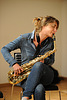 Christine Abdelnour sax, David Stackenäs git, Patric Thorman b, Raymond Strid perc @ Perspectives 2012-04-20