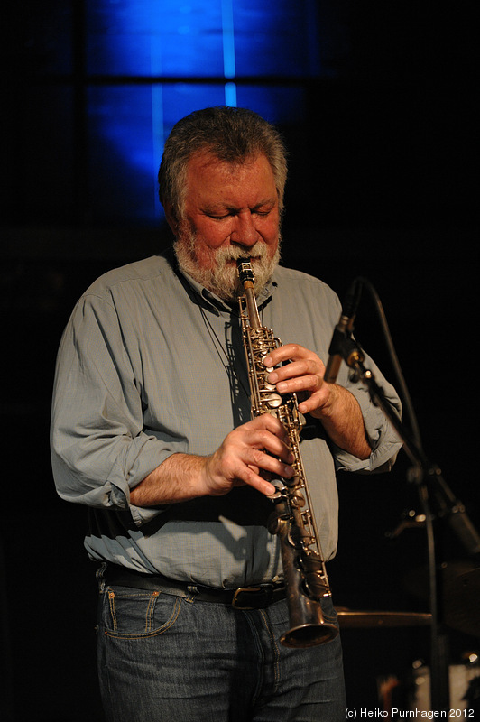 Exhibition (Part 2) @ Perspectives 2012 - Evan Parker (Beamstone feat. Parker) @ Fylkingen, Stockholm 2009-04-17  - Photo: Heiko Purnhagen 2012