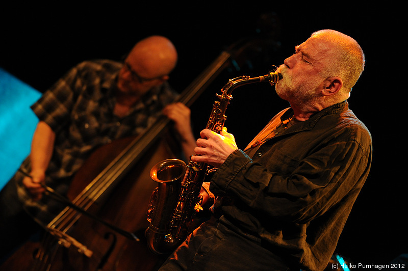 Exhibition (Part 3) @ Perspectives 2012 - Kent Kessler, Peter Brötzmann (Peter Brötzmann Chicago Tentet) @ Nasjonal Jazzscene Victoria, Oslo 2010-10-29 - Photo: Heiko Purnhagen 2012