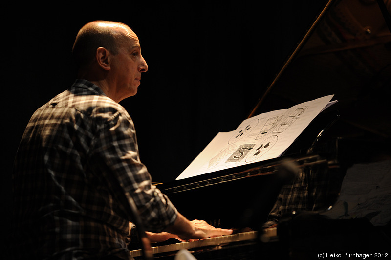 Exhibition (Part 3) @ Perspectives 2012 - Agustí Fernández (Barry Guy New Orchestra) @ Energimølla, Kongsberg Jazz Festival 2011-07-09 - Photo: Heiko Purnhagen 2012