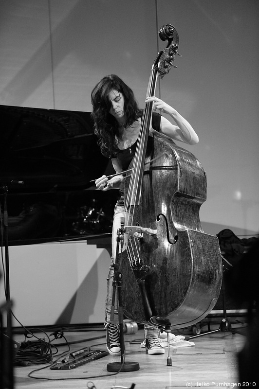 Swedish Jazz Celebration 2010 @ Konserthuset, Stockholm 2010-04-16 - Lisa Ullén p, Nina De Heney b - Photo: Heiko Purnhagen 2010