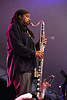 Courtney Pine: Courtney Pine sax, Omar Puente violin, Cameron Pierre git, Robert Fordjour dr, Zoe Rahman p, Darren Taylor b @ STHLM JAZZ FEST 2010, Stockholm 2010-06-11