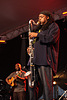 Courtney Pine: Courtney Pine sax, Omar Puente violin, Cameron Pierre git, Robert Fordjour dr, Zoe Rahman p, Darren Taylor b @ STHLM JAZZ FEST 2010, Stockholm 2010-06-11