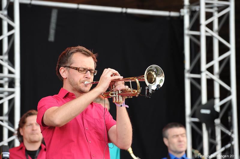 Day 2 @ STHLM JAZZ FEST 2011-06-18 - Bohuslän Big Band Räkna Med Skägg - Familjekonsert @ STHLM JAZZ FEST 2011-06-18 - Photo: Heiko Purnhagen 2011