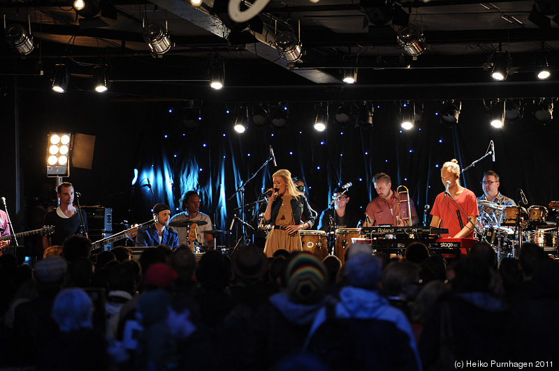 Day 3 @ STHLM JAZZ FEST 2011-06-19 - Rasmus Faber & Rafa Orchestra feat. Melo, Emily McEwan, Thomas Eby, Simone Moreno, Linda Sundblad @ STHLM JAZZ FEST 2011-06-19 - Photo: Heiko Purnhagen 2011