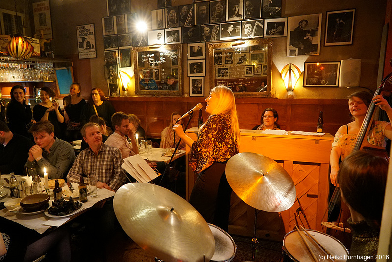 Värsta Brudarna @ Glenn Miller Café, Stockholm 2016-03-27 - Sun 2016-03-27 21:59:26 - Photo: Heiko Purnhagen 2016