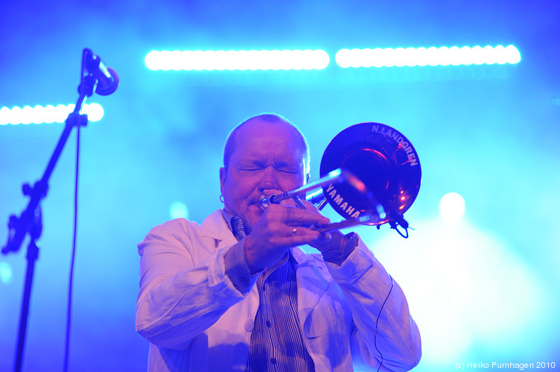 STHLM JAZZ FEST 2010 @ Skeppsholmen, Stockholm 2010-06-11 - Nils Landgren Funk Unit @ STHLM JAZZ FEST 2010, Stockholm 2010-06-11 - Photo: Heiko Purnhagen 2010